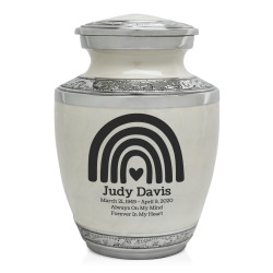 Rainbow Sharing Urn - Radiant White