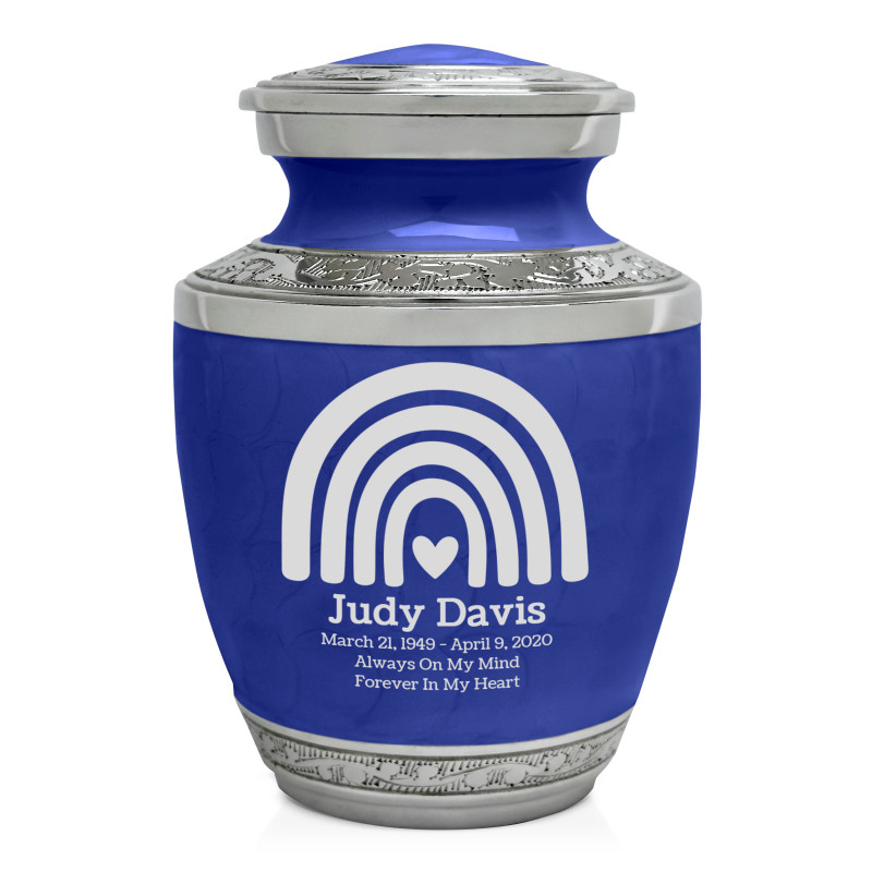 Rainbow Sharing Urn - Royal Blue