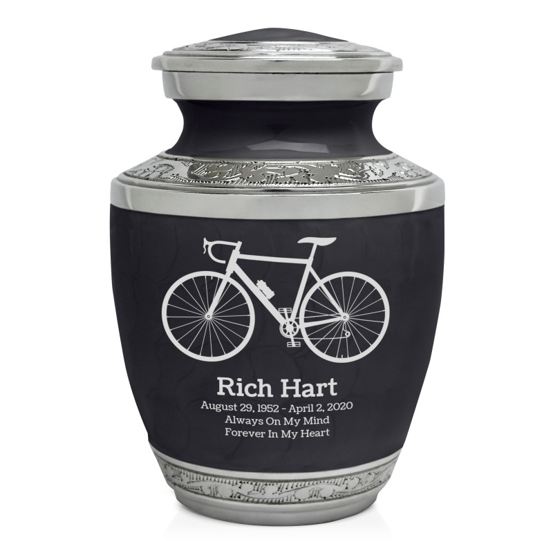Bicycle Sharing Urn - Ebony Black