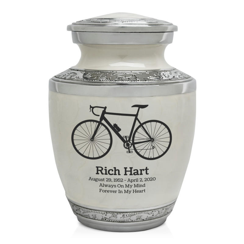 Bicycle Sharing Urn - Radiant White