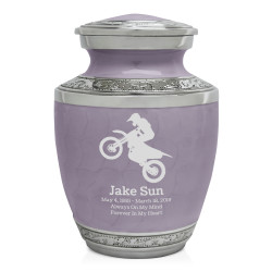 Dirt Bike Sharing Urn - Regal Purple