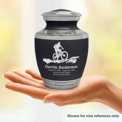 Mountain Bike Sharing Urn - Ebony Black