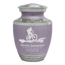 Mountain Bike Sharing Urn - Regal Purple