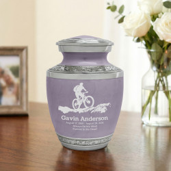 Mountain Bike Sharing Urn - Regal Purple