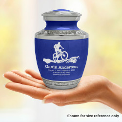 Mountain Bike Sharing Urn - Royal Blue
