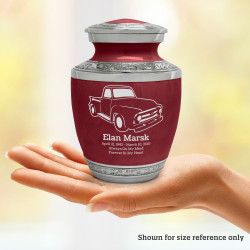 Classic Stepside Truck Sharing Urn - Rose Red