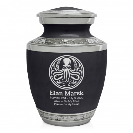 Cthulhu Sharing Urn - Ebony Black