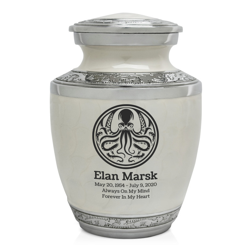 Cthulhu Sharing Urn - Radiant White