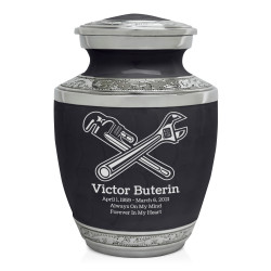 Plumber Sharing Urn - Ebony Black