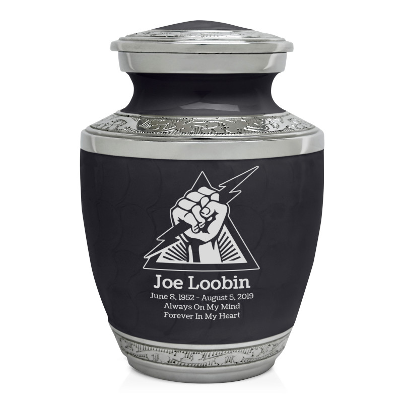 Electrician Sharing Urn - Ebony Black