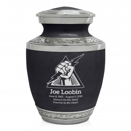 Electrician Sharing Urn - Ebony Black