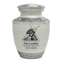 Electrician Sharing Urn - Radiant White