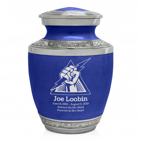Electrician Sharing Urn - Royal Blue