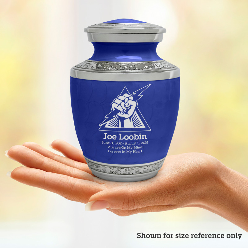 Electrician Sharing Urn - Royal Blue