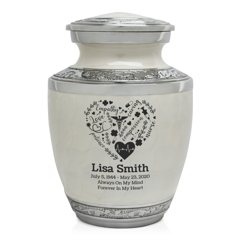 Nurse Sharing Urn - Radiant White