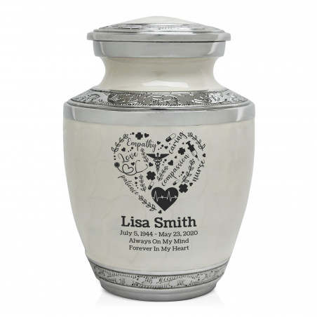 Nurse Sharing Urn - Radiant White