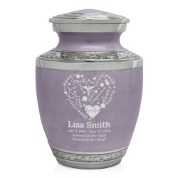 Nurse Sharing Urn - Regal Purple