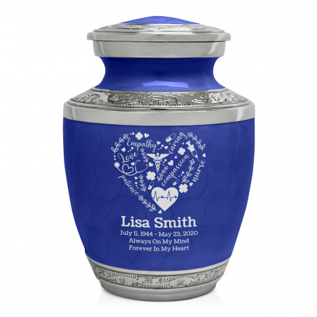 Nurse Sharing Urn - Royal Blue