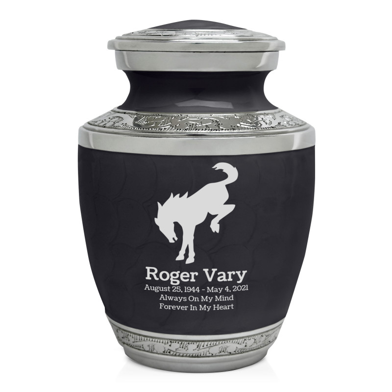 Bronco Sharing Urn - Ebony Black