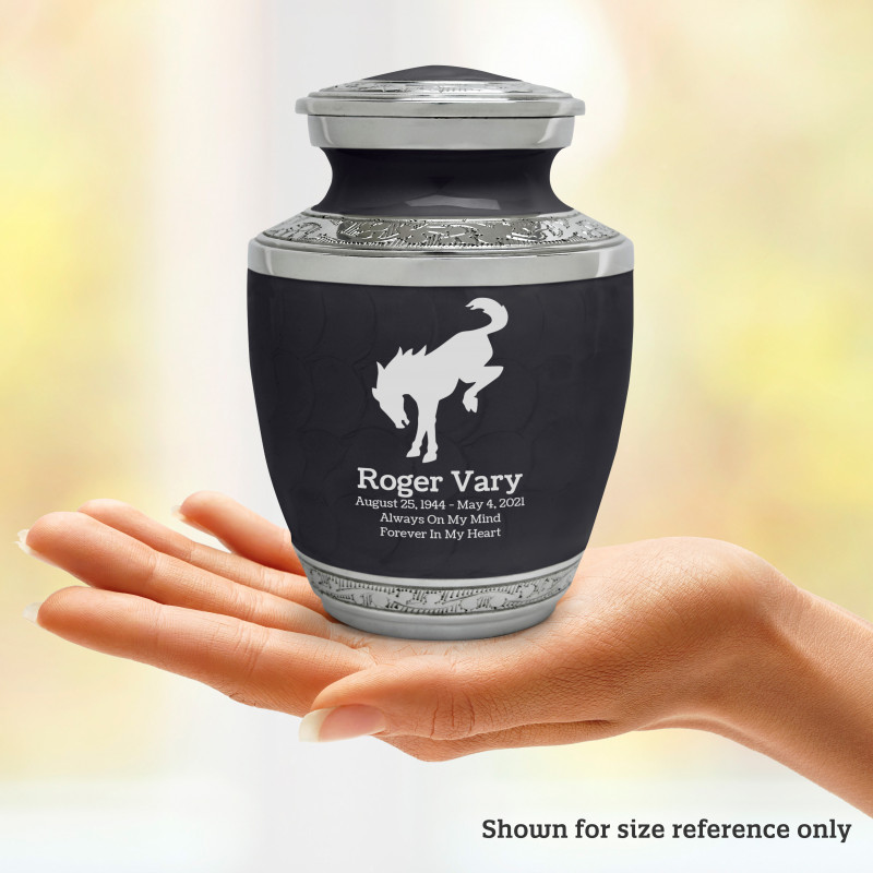 Bronco Sharing Urn - Ebony Black