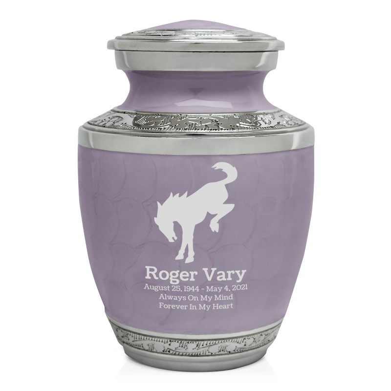 Bronco Sharing Urn - Regal Purple