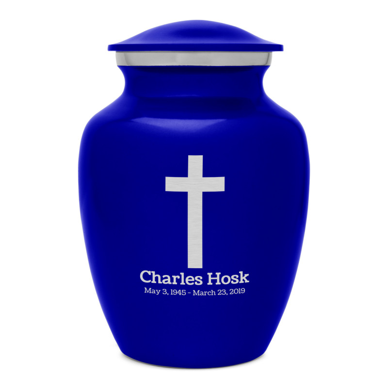 Cross Sharing Urn - Midnight Blue