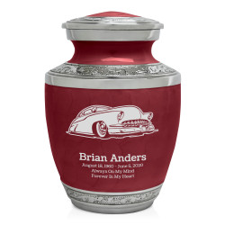 Classic Car VII Sharing Urn - Rose Red