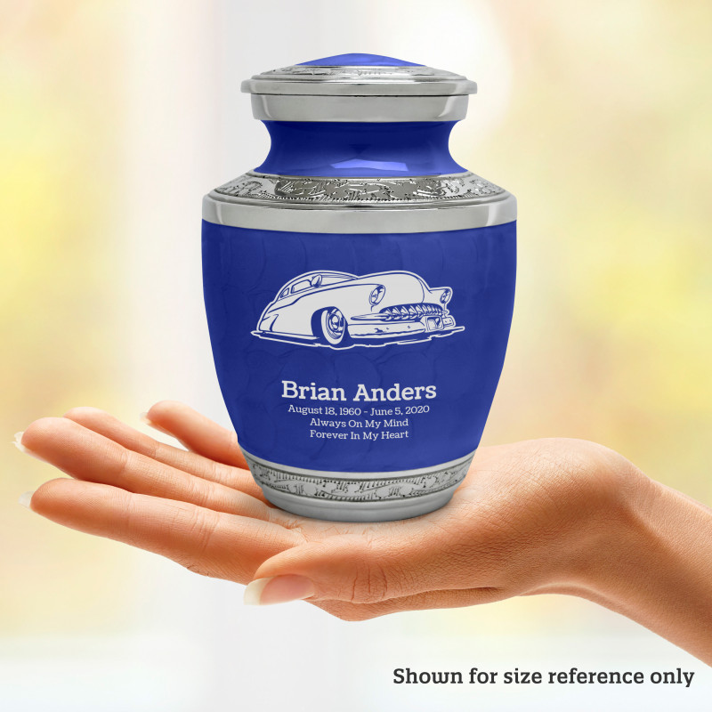 Classic Car VII Sharing Urn - Royal Blue