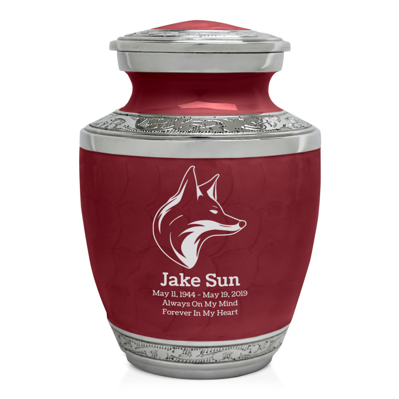 Fox I Sharing Urn - Rose Red