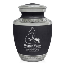 Fox II Sharing Urn - Ebony Black