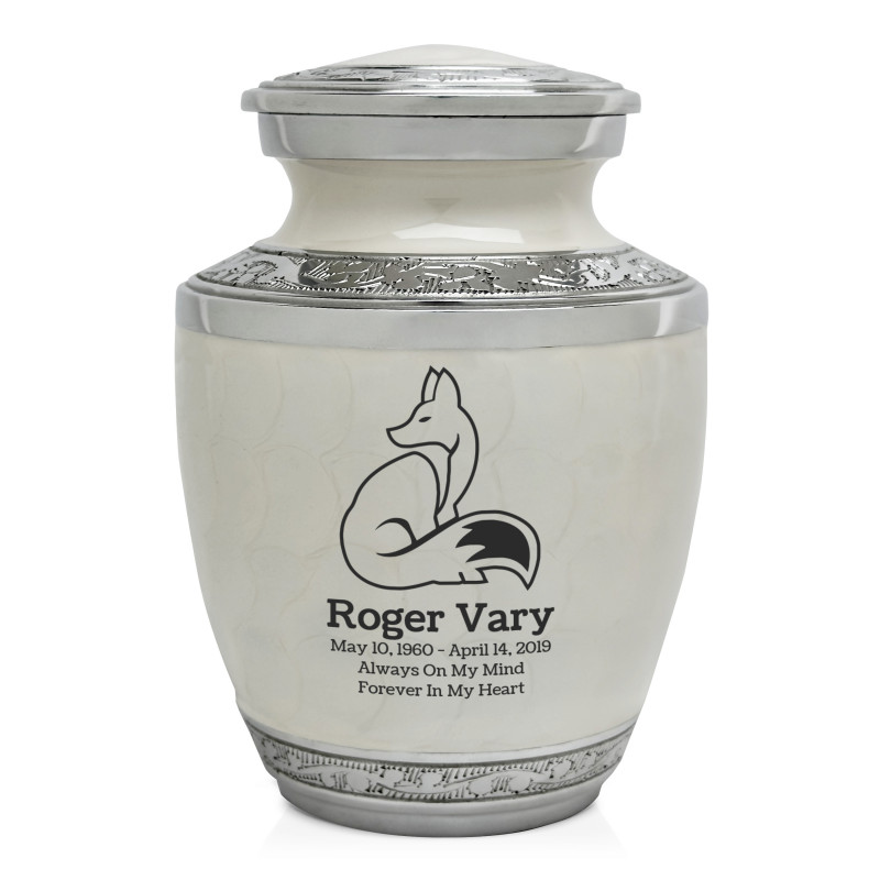 Fox II Sharing Urn - Radiant White