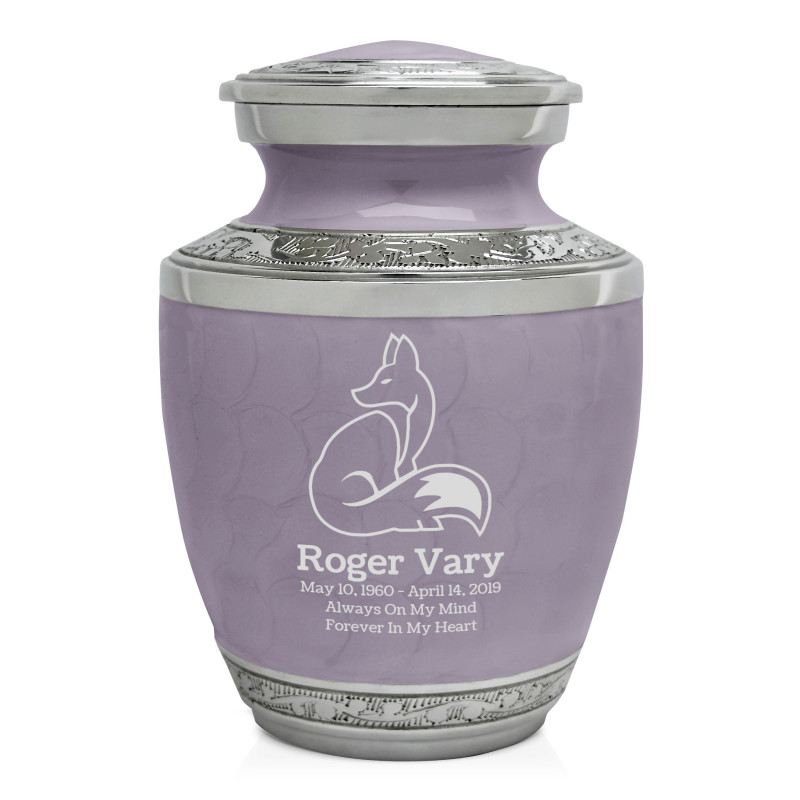 Fox II Sharing Urn - Regal Purple