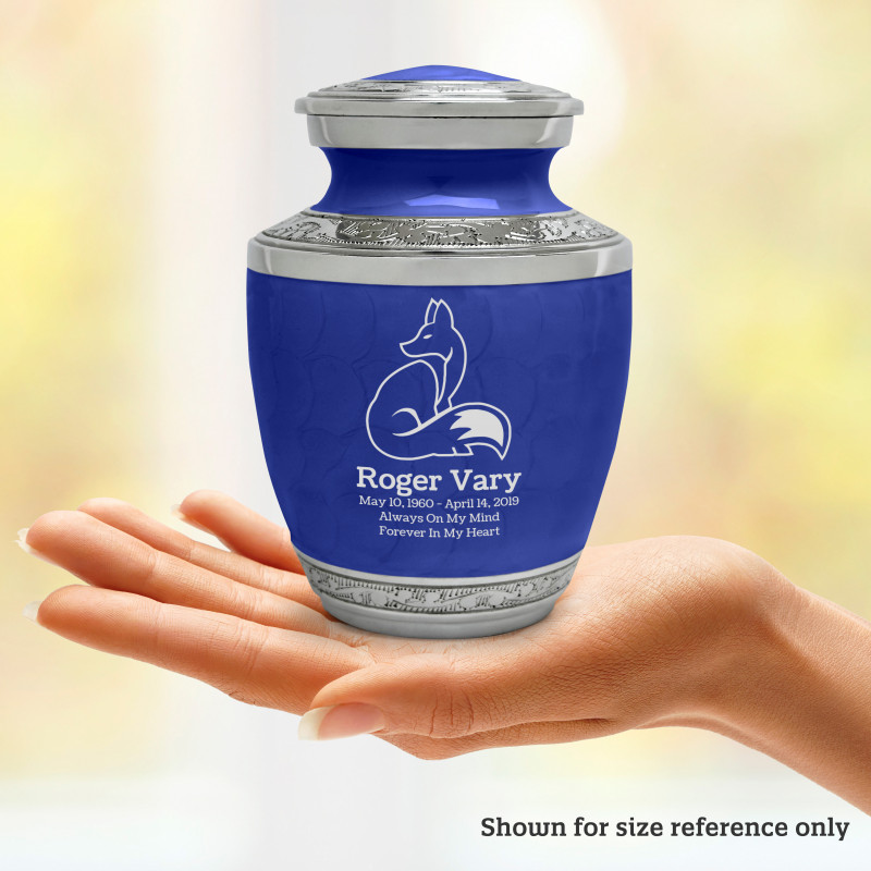 Fox II Sharing Urn - Royal Blue