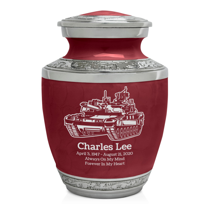 Tank Sharing Urn - Rose Red