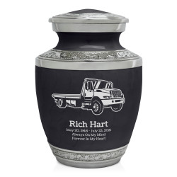 Tow Truck Sharing Urn - Ebony Black