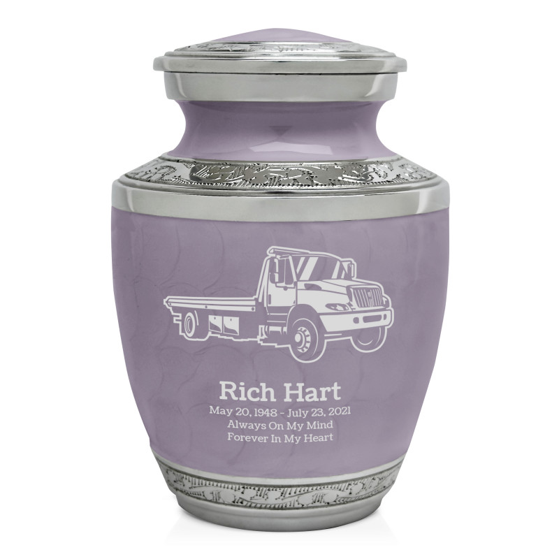 Tow Truck Sharing Urn - Regal Purple