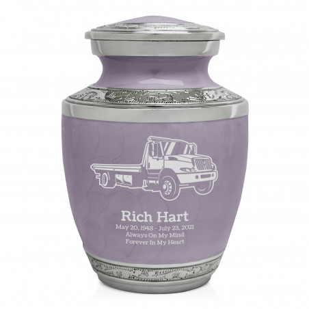 Tow Truck Sharing Urn - Regal Purple
