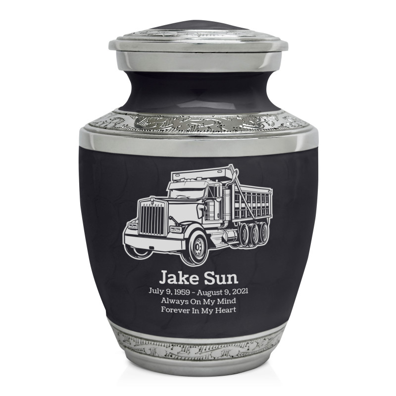 Dumptruck II Sharing Urn - Ebony Black
