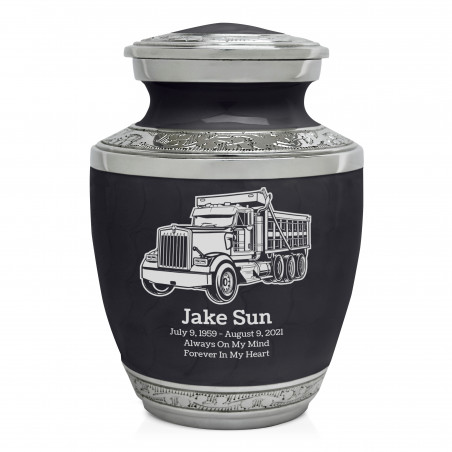 Dumptruck II Sharing Urn - Ebony Black