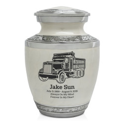 Dumptruck II Sharing Urn - Radiant White