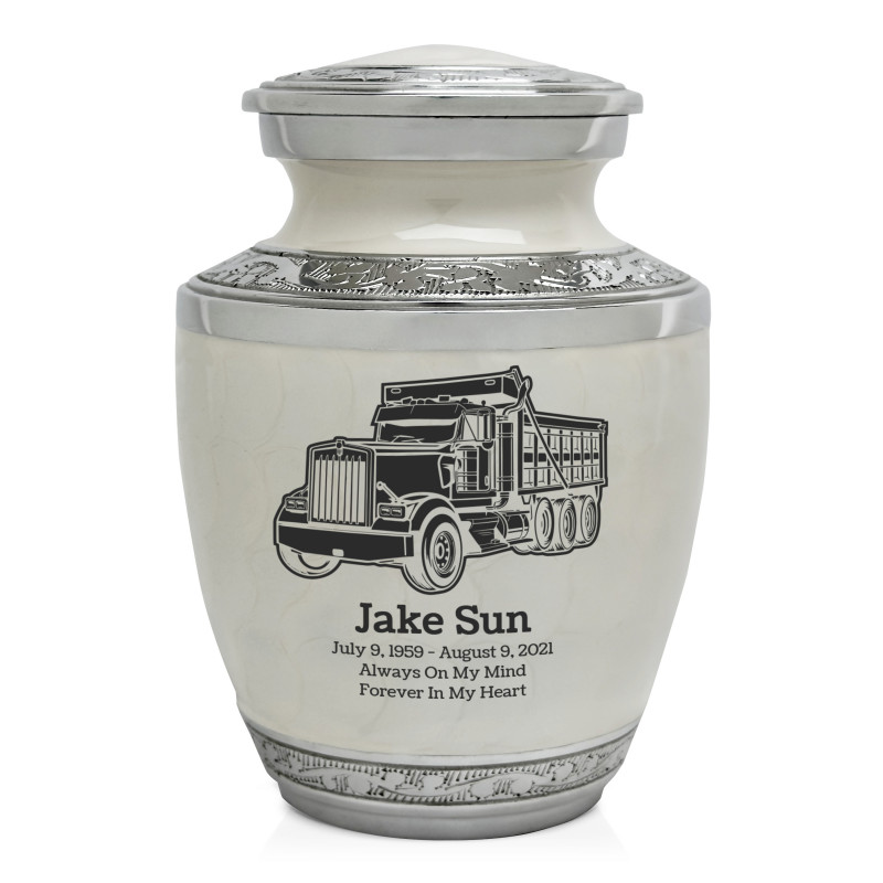 Dumptruck II Sharing Urn - Radiant White