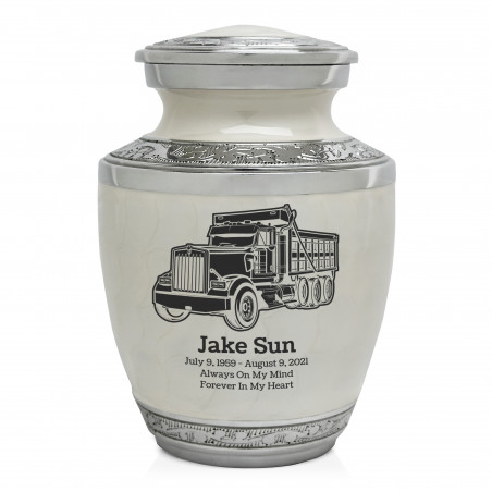 Dumptruck II Sharing Urn - Radiant White