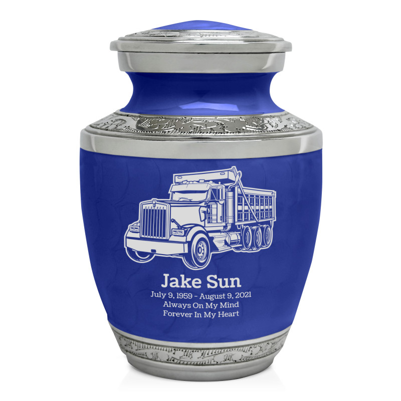 Dumptruck II Sharing Urn - Royal Blue