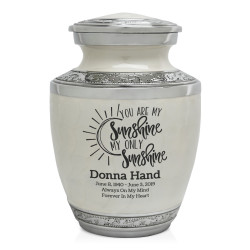You Are My Sunshine Sharing Urn - Radiant White