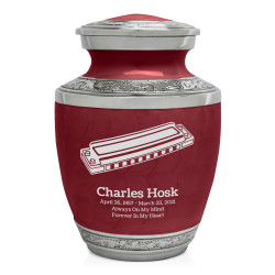 Harmonica Sharing Urn - Rose Red