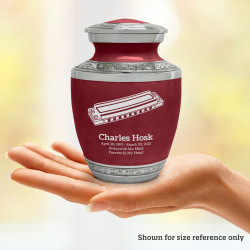 Harmonica Sharing Urn - Rose Red