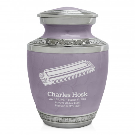 Harmonica Sharing Urn - Regal Purple