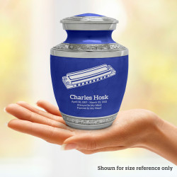 Harmonica Sharing Urn - Royal Blue