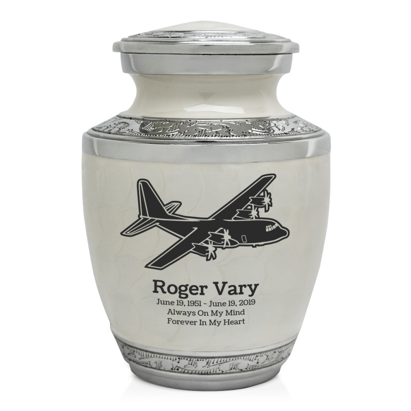 C130 Sharing Urn - Radiant White