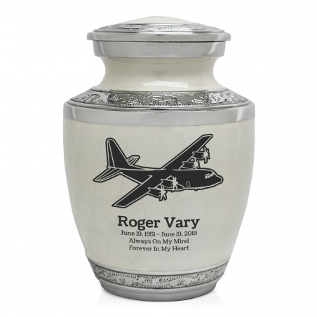 C130 Sharing Urn - Radiant White